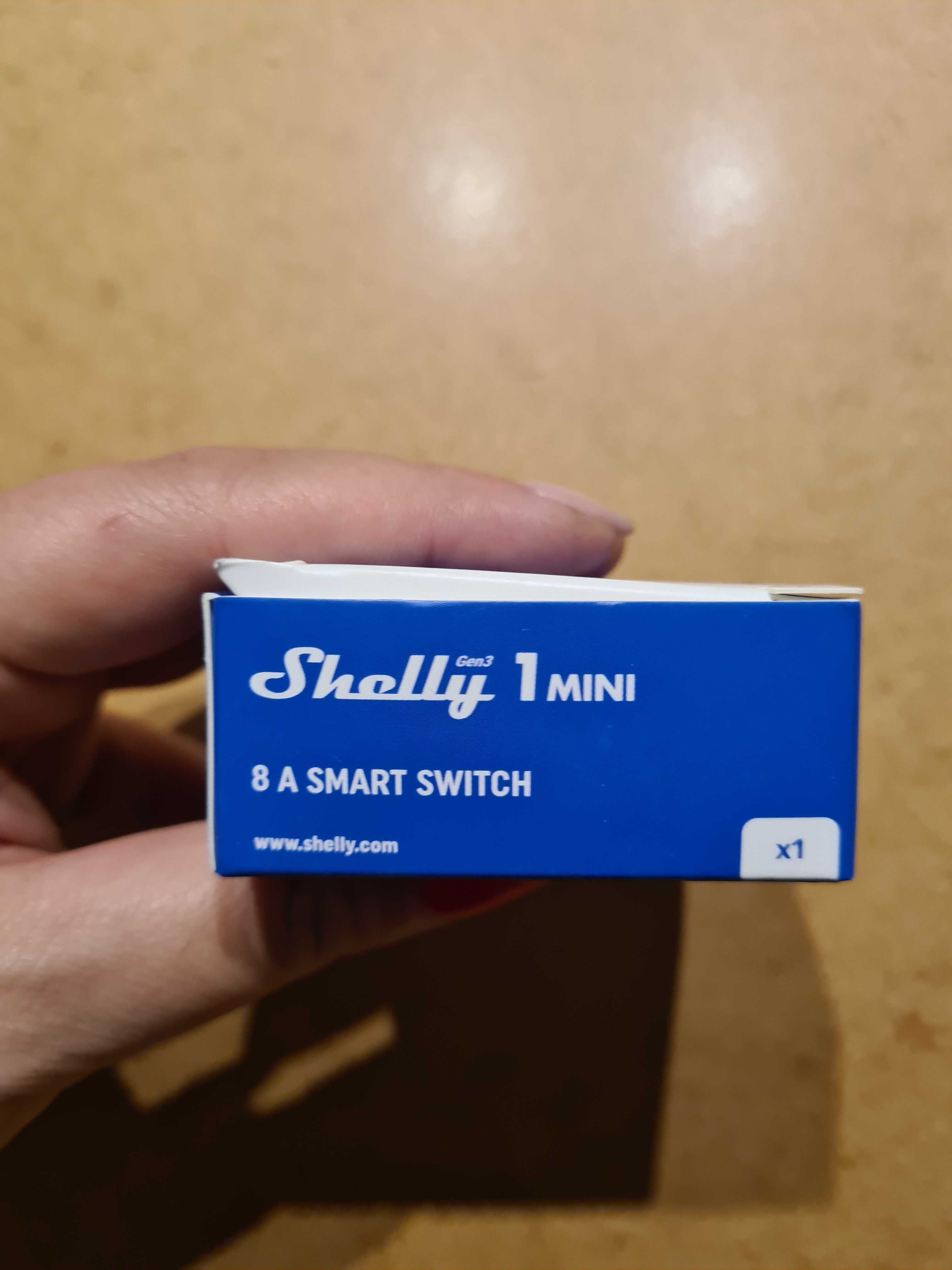 Shelly 1 Mini Gen3 Inteligentny przekaźnik WiFi i Bluetooth 1-kanałowy