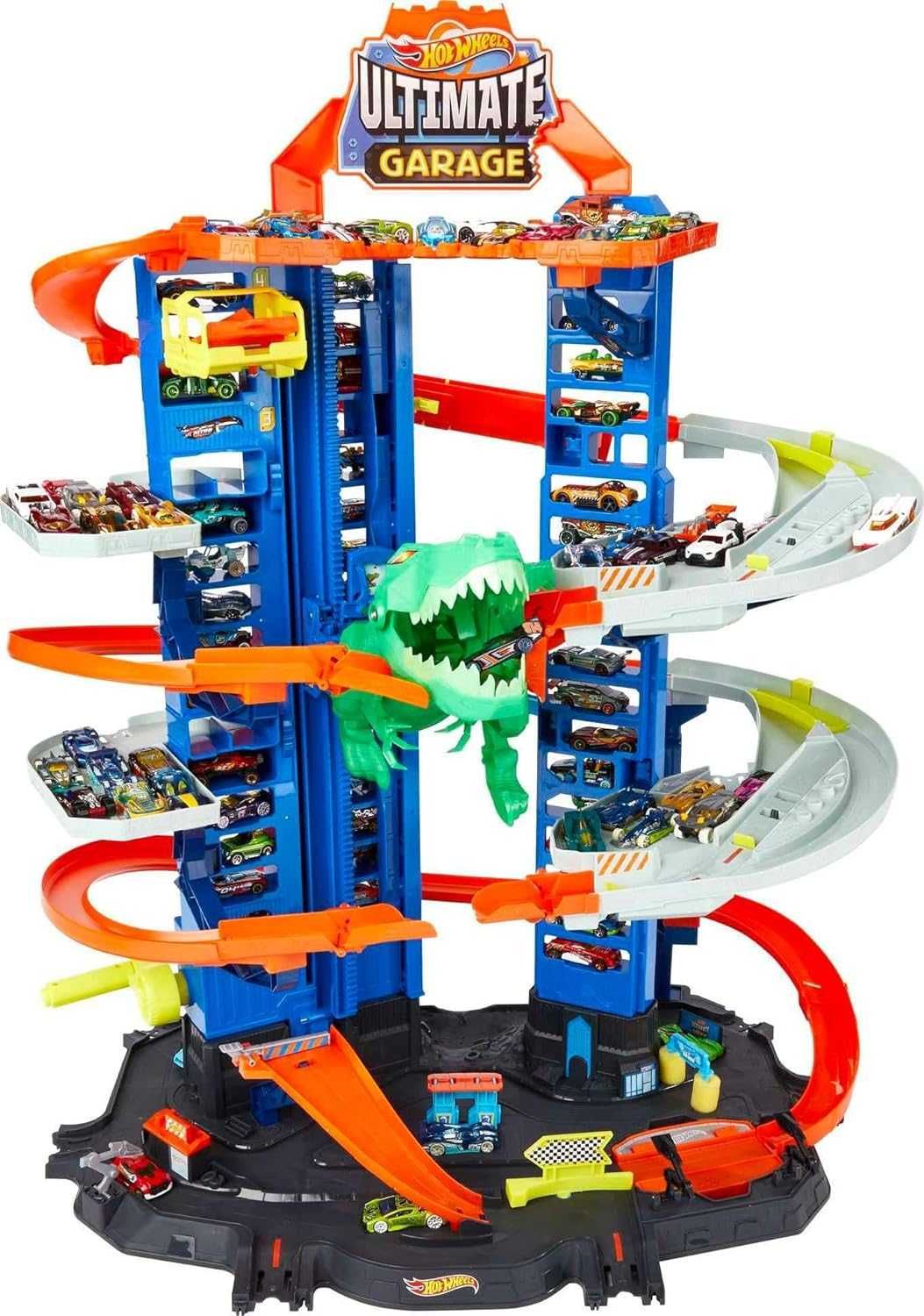 NOWY Hot Wheels City Mega Garaż T-Rexa GJL14