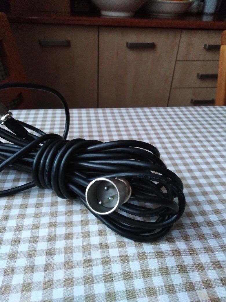 Kabel, przewód audio, mikrofon 3 Pin, 6,20cm.