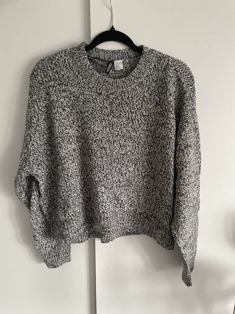 Sweter przeplatany