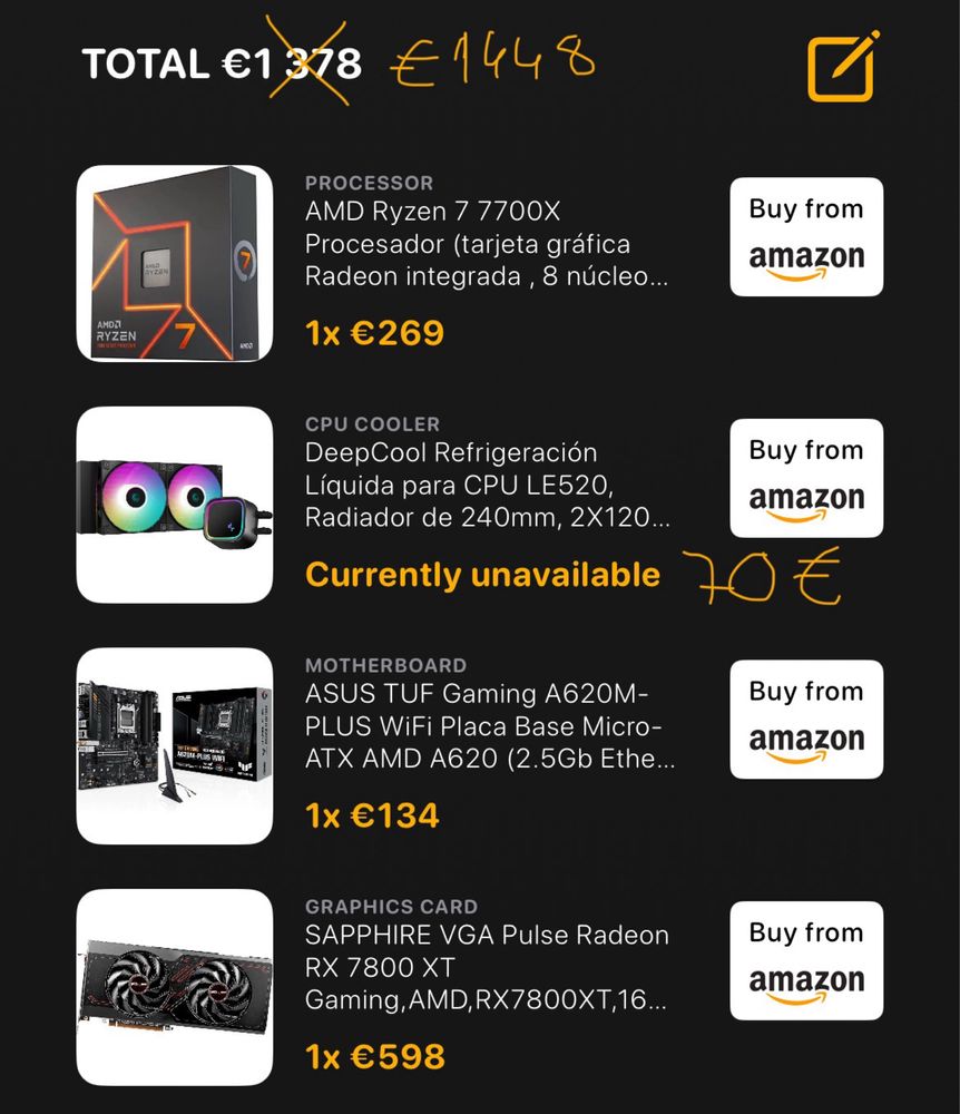 PC Gaming Ryzen 7 7700X + RX 7800 XT | Alto desempenho