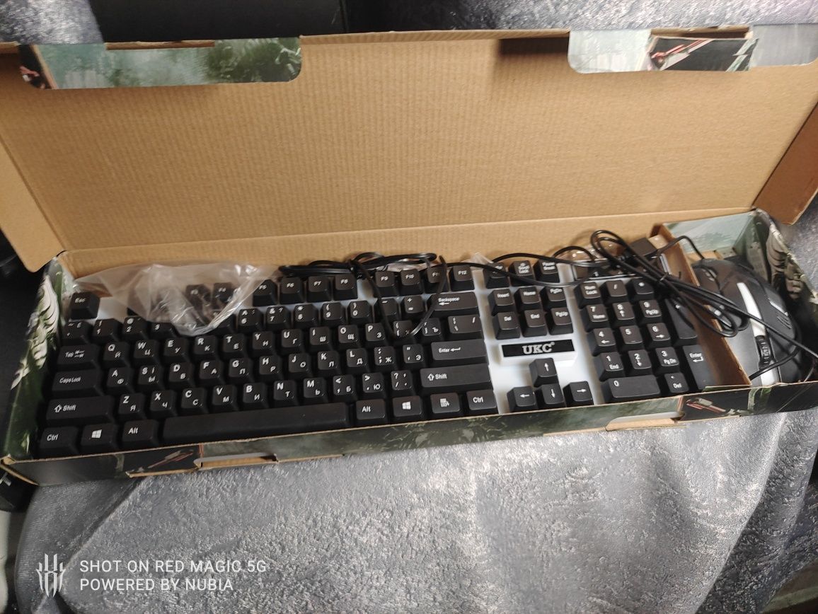 Комплект UKC клавиатура и мышь