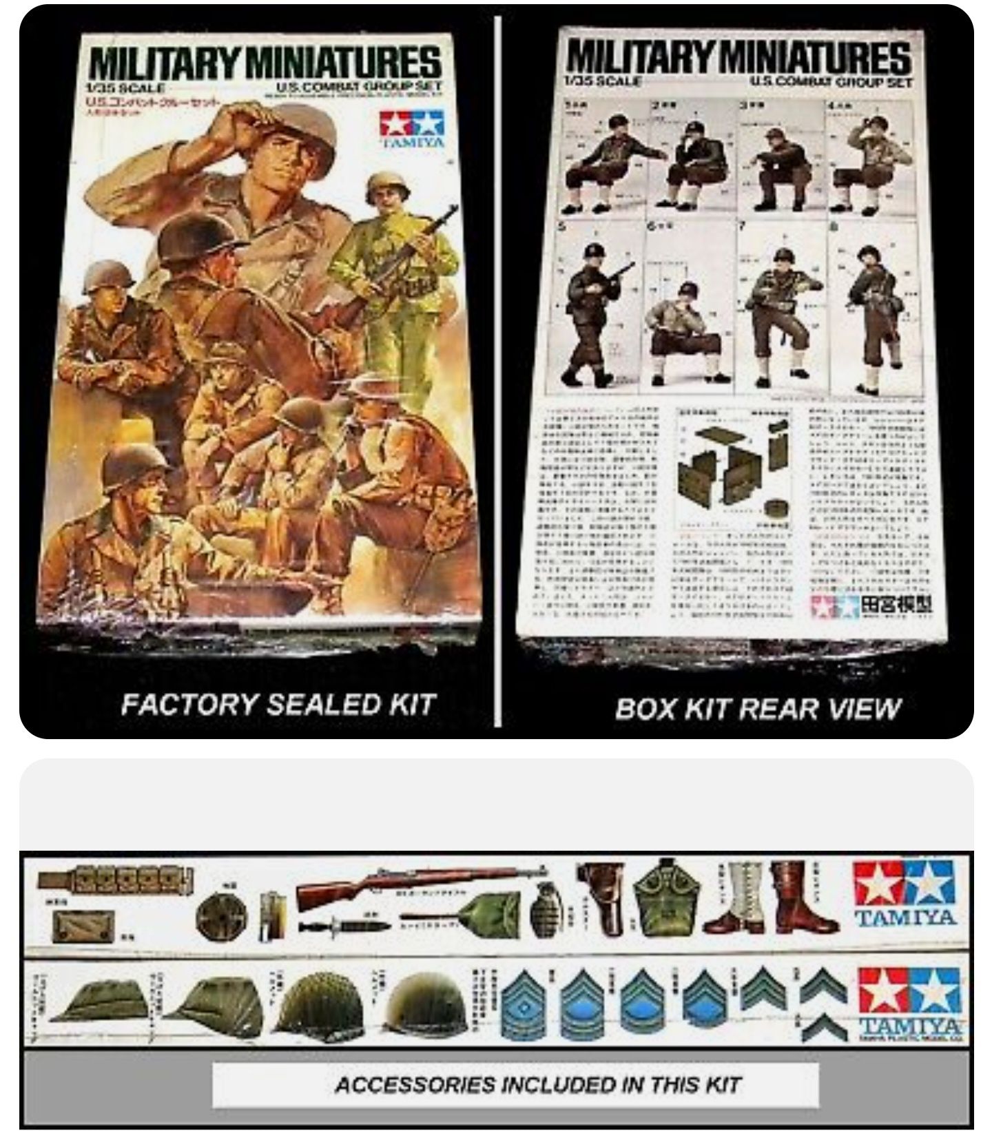 OKAZJA ! Model do sklejania. Military Miniatures U.S. COMBAT GROUP SET