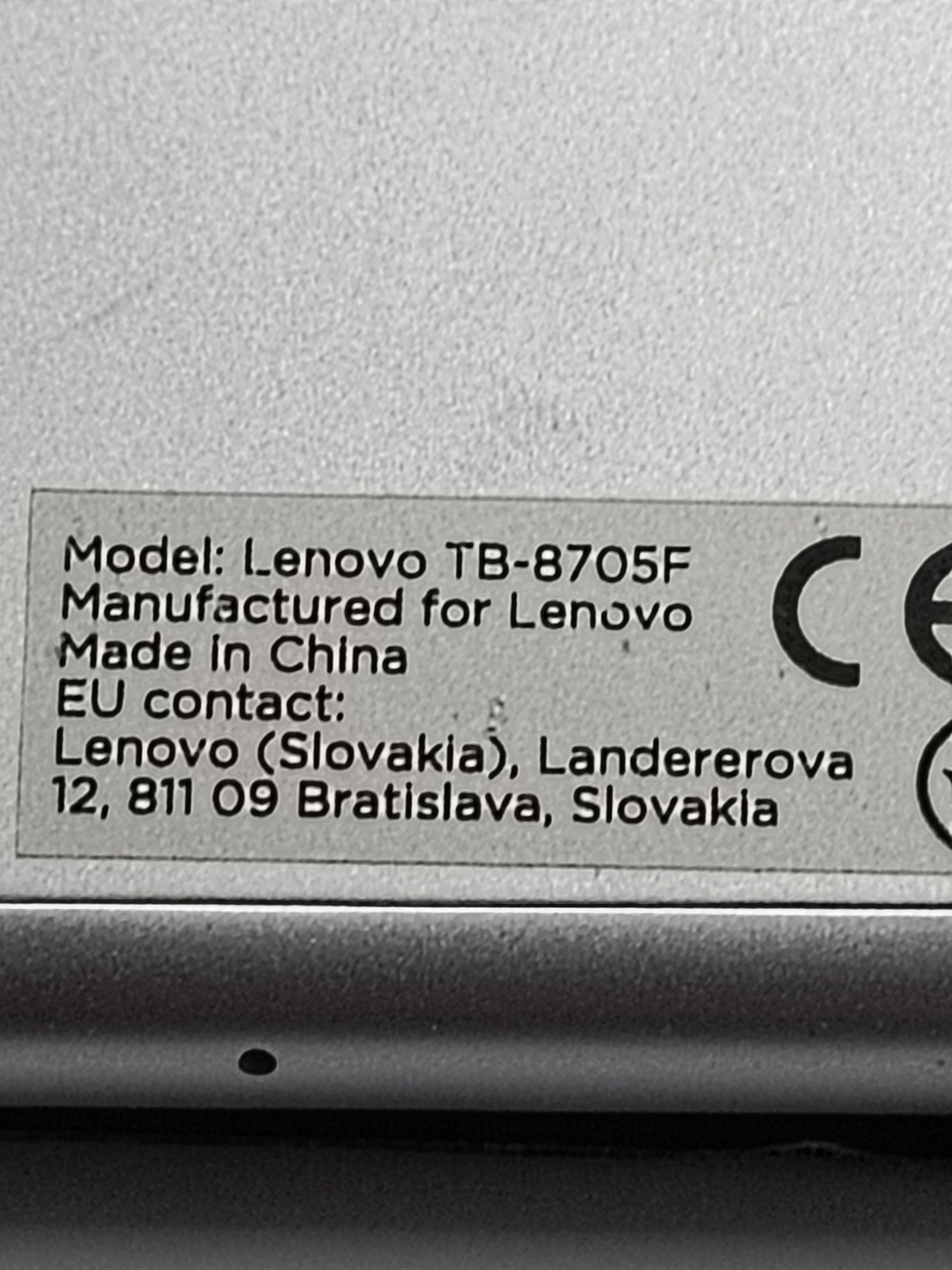 Планшет Lenovo Tab 8705F 2021 г