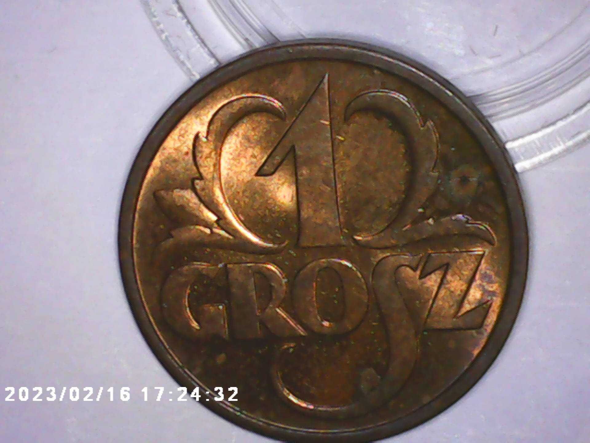 2 RP 1 grosz 1938 rok MENNICZA z rolki