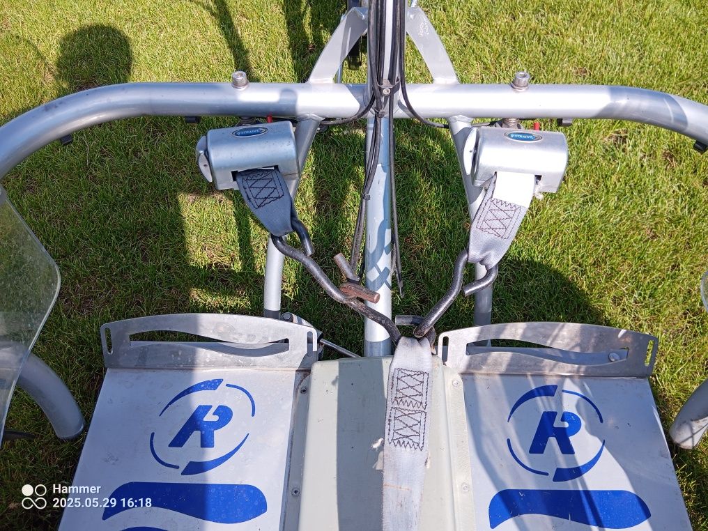 Rower miejski elektryczny z platformą Vanraam