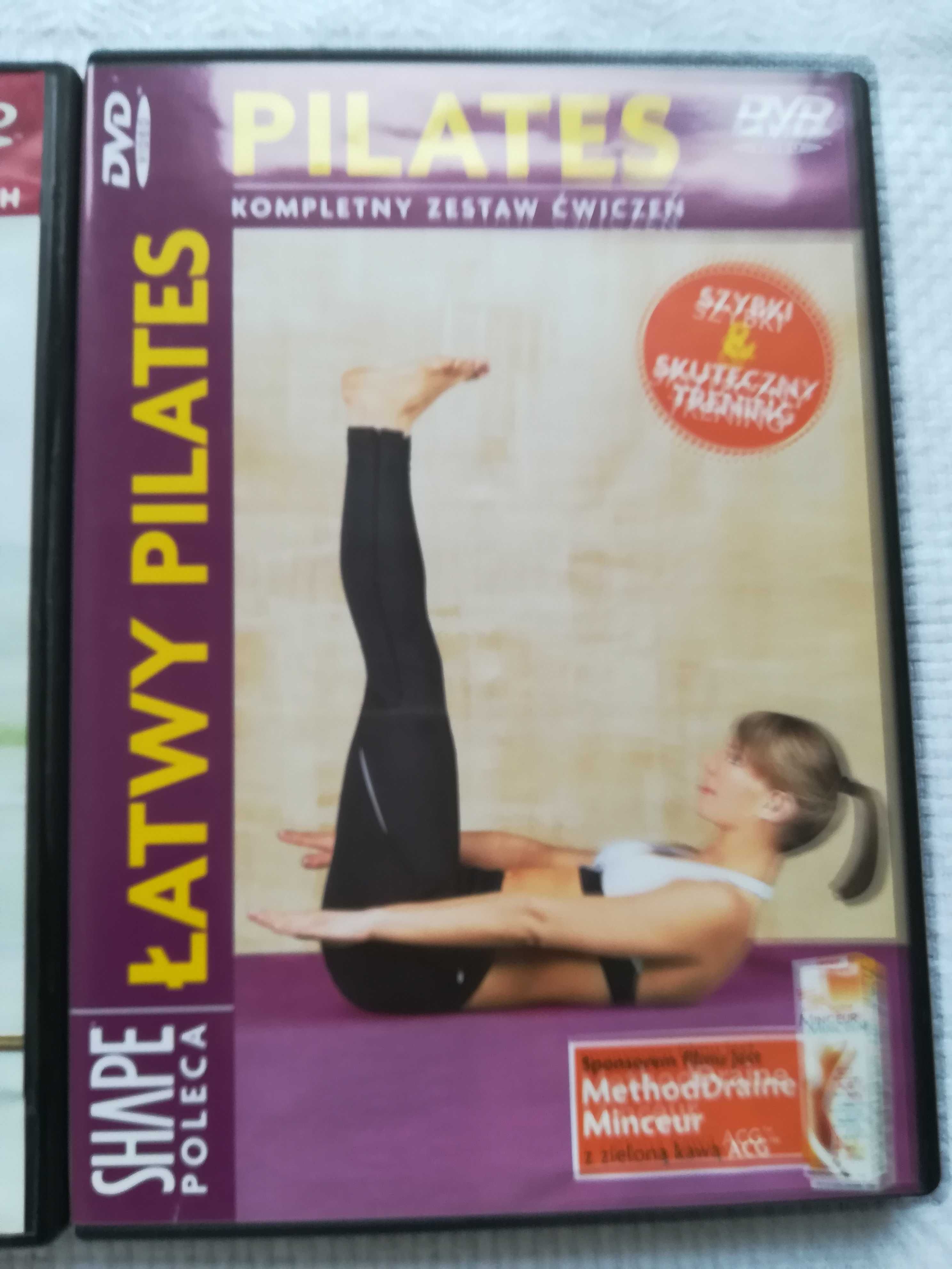 płyta dvd shape sport fitness, łatwy pilates w sam raz na lato