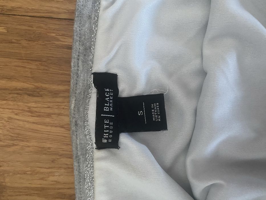 Szara długa sukienka