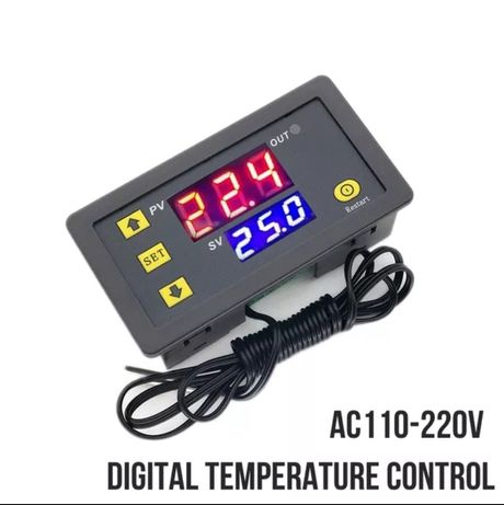 Термостат, Регулятор температуры, Терморегулятор W3230 220 В, 10 А