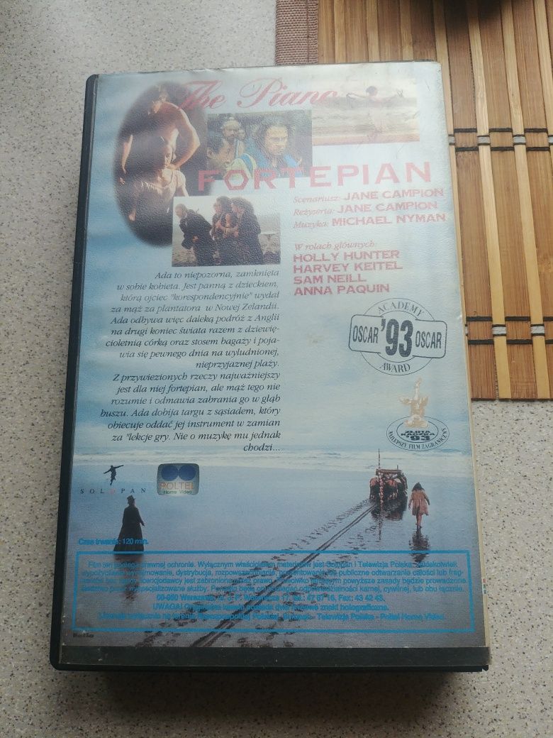 Film pt.Fortepian na kasete VHS