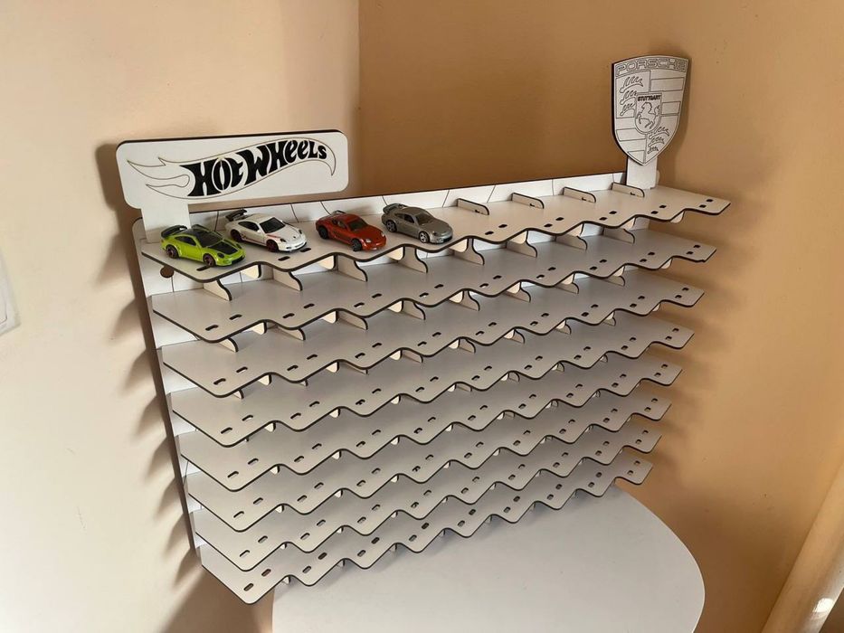 Хотвілс полиці, гараж для хотвілс, діорама хотвілс, стенд для хотвілс