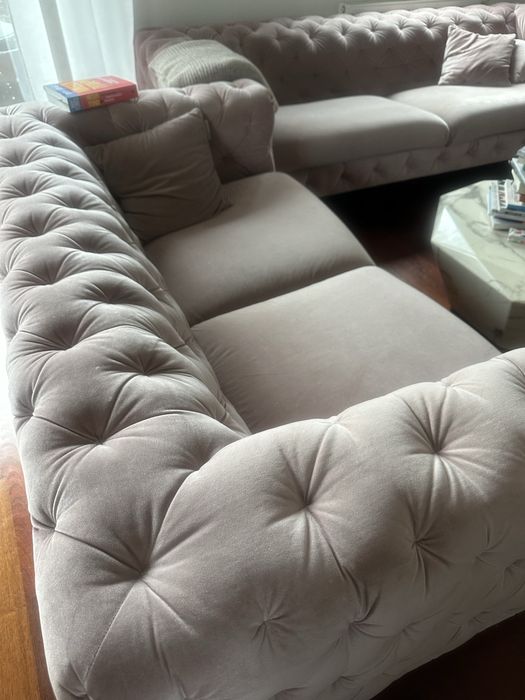 Elegancki zestaw sof New Elegance – stan bdb! 3 200 zł