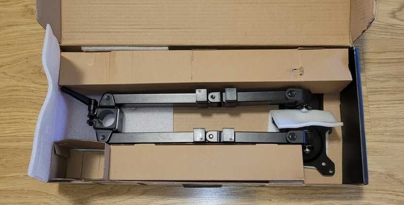 Uchwyt do 2 monitorów Trust GXT1120 Mara Dual - stan idealny!!!