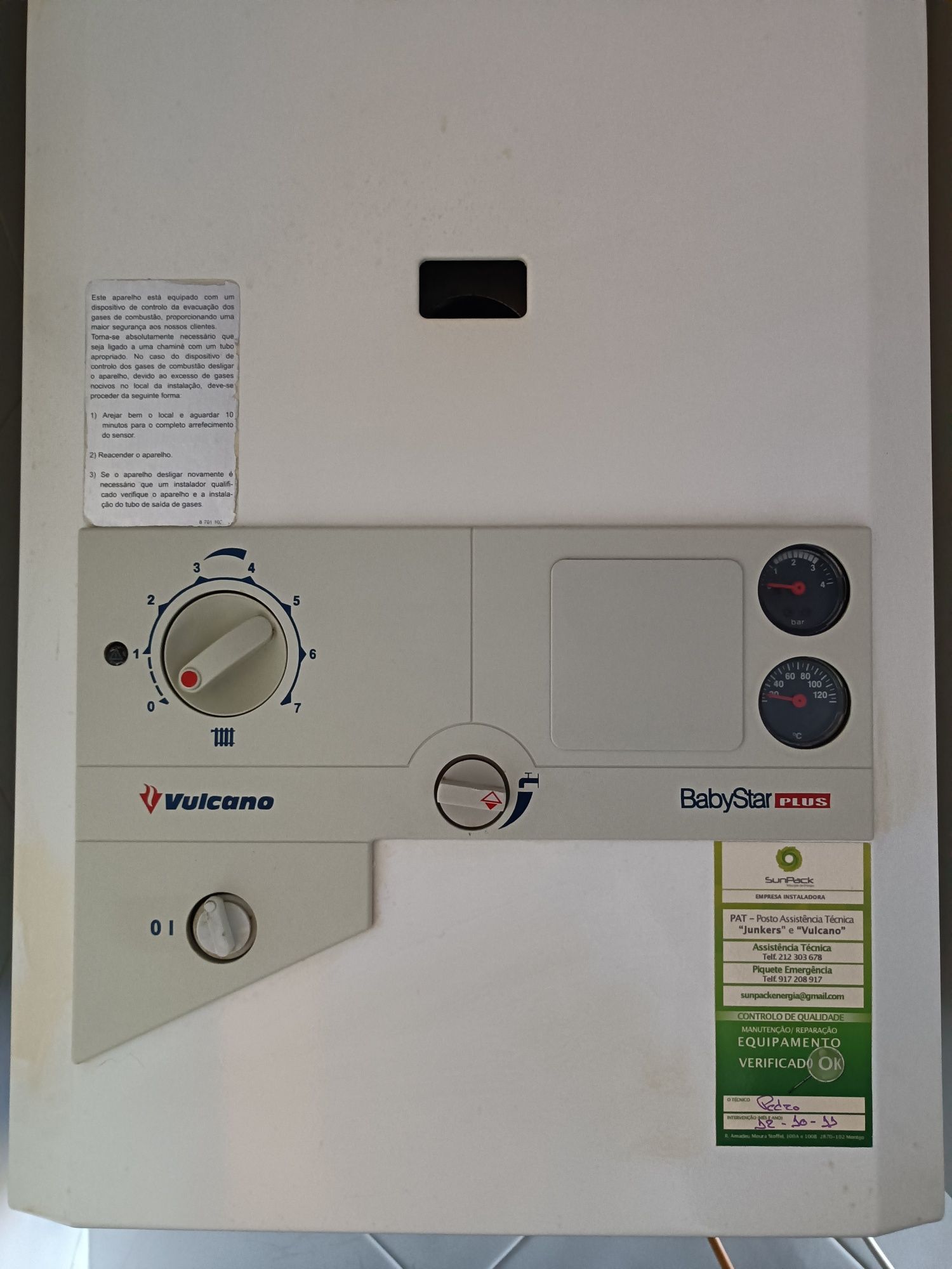 Caldeira Vulcano BabyStar plus