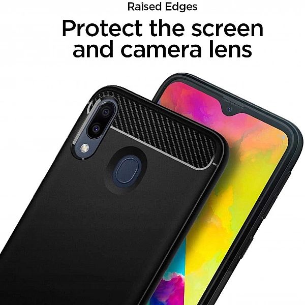 Etui Plecki Spigen do Samsung Galaxy M20 Etui czarny