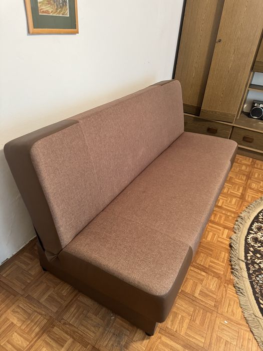 Wersalka sofa rozkladana brązowa BRW