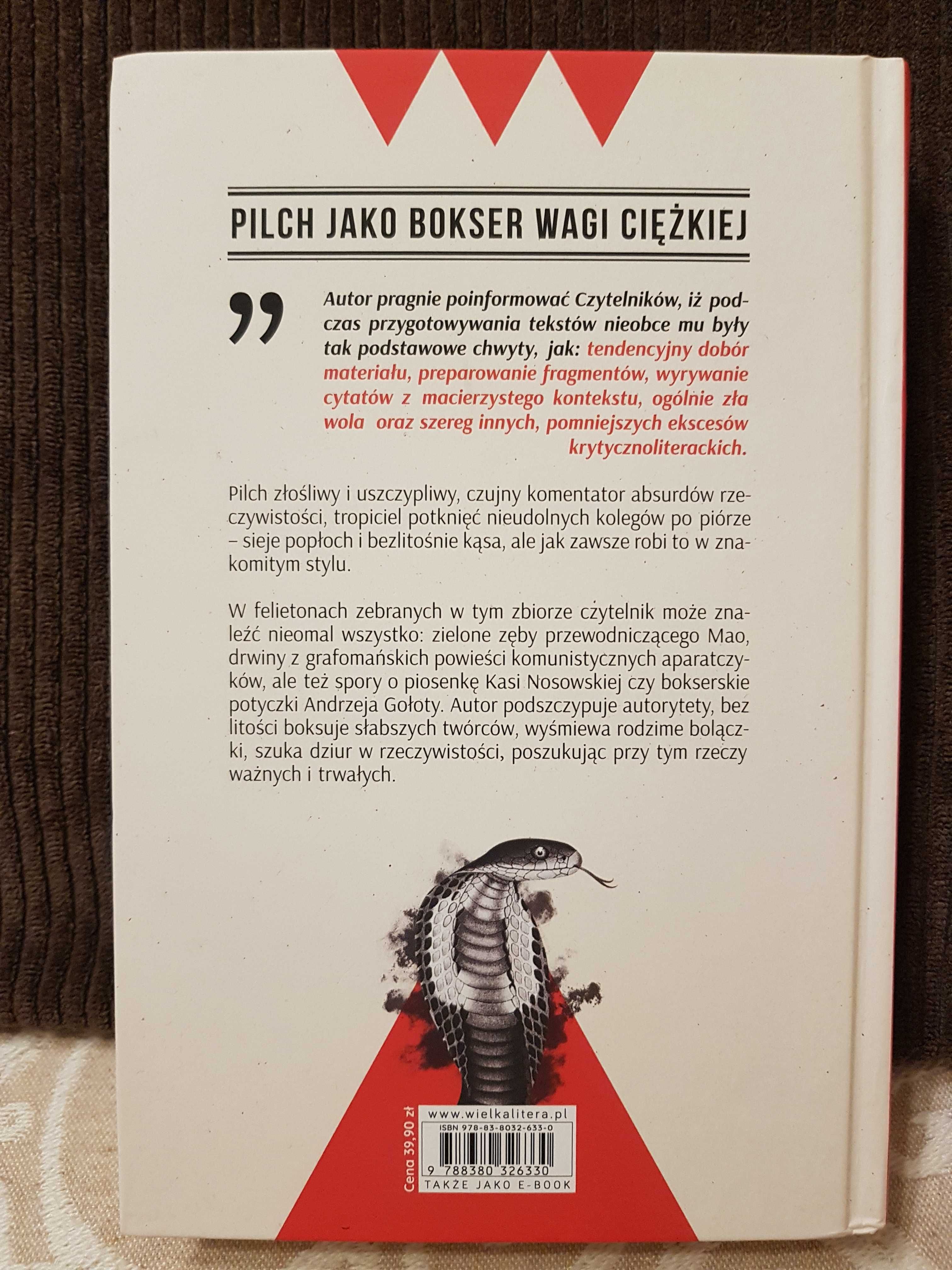 Książka "60 felietonów najjadowitszych" Jerzy Pilch