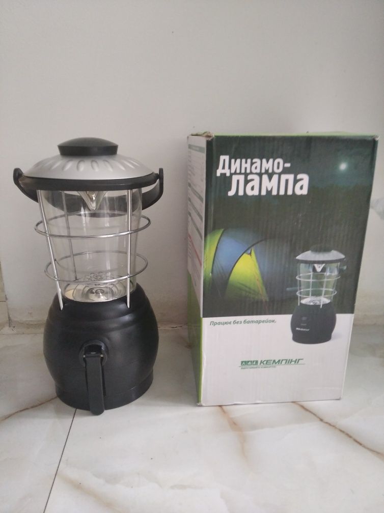 Динамо-лампа Кемпинг, нерабочая