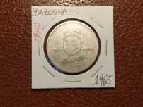 Medalha/token/ficha Bazooka 1965