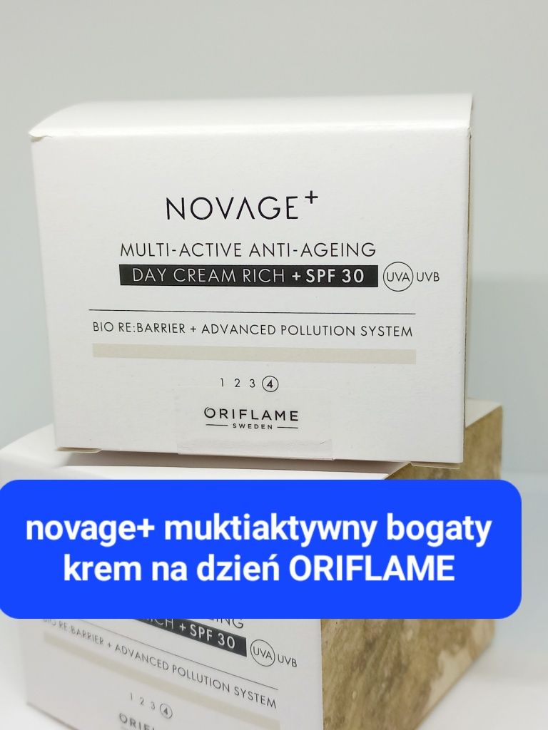 Novage+krem na dzień BOGATY marki Oriflame