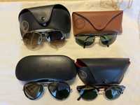 Quatro pares de oculos  de sol marca Ray Ban, preço do conjunto