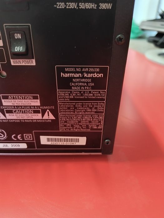Amplituner Harman Kardon AVR 255/230