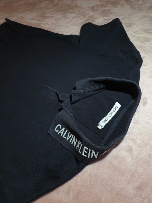 Koszula Polo Calvin Klein bawełna
