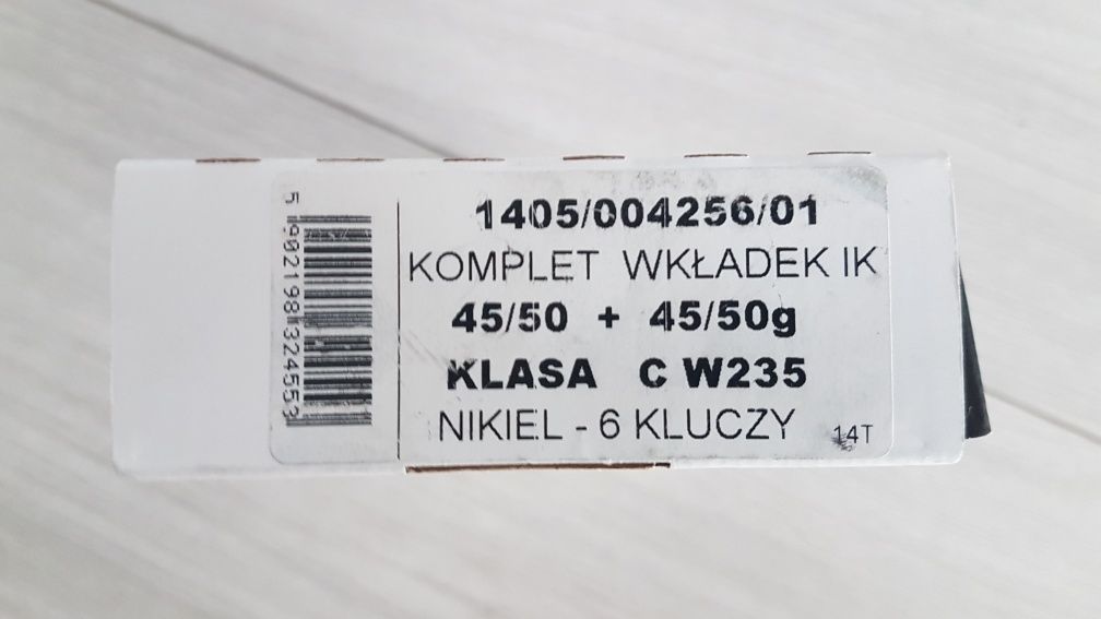 Komplet wkładek bębenkowych WILKA