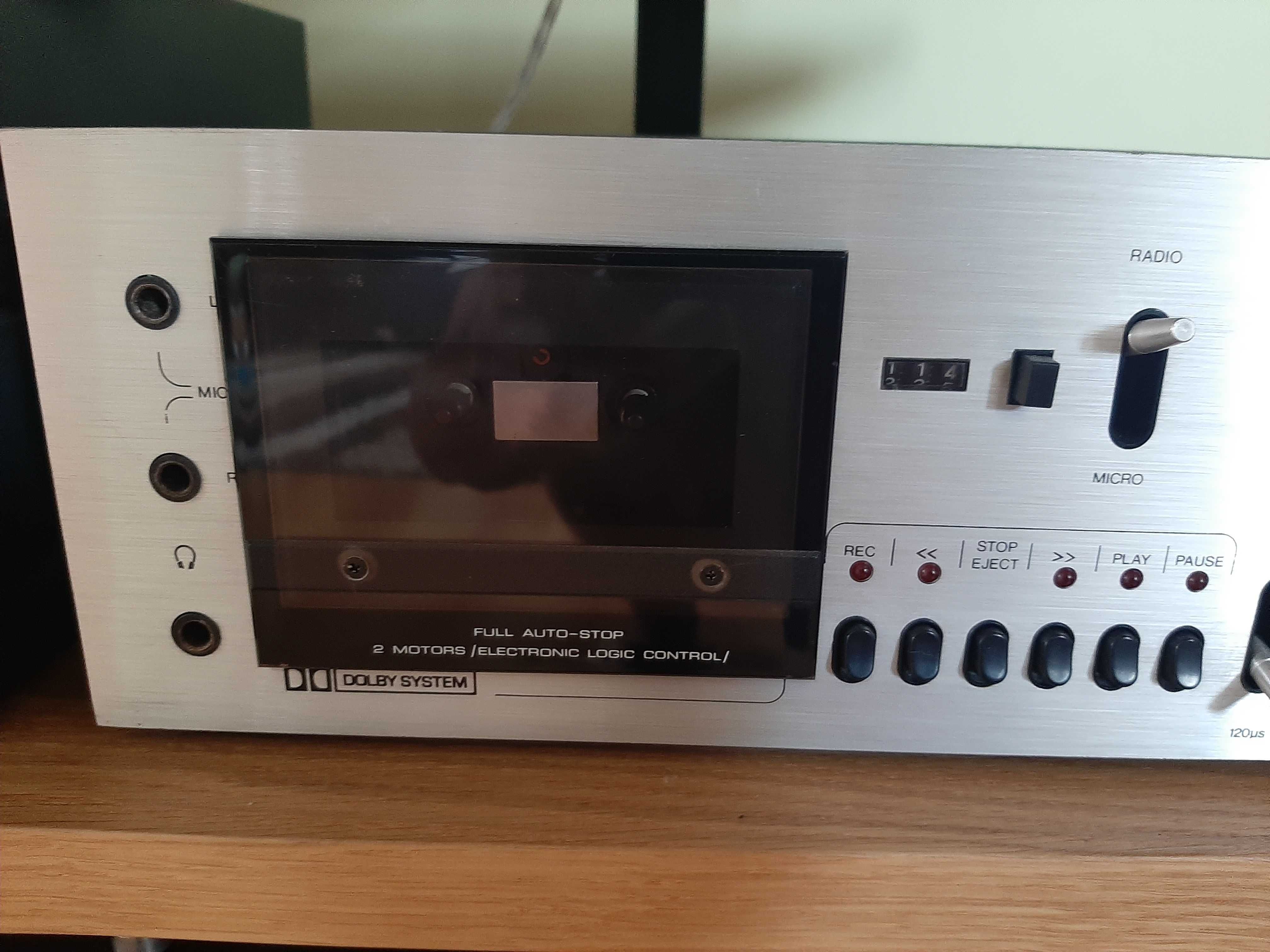 Magnetofon kasetowy Unitra MSH 101 stan bdb