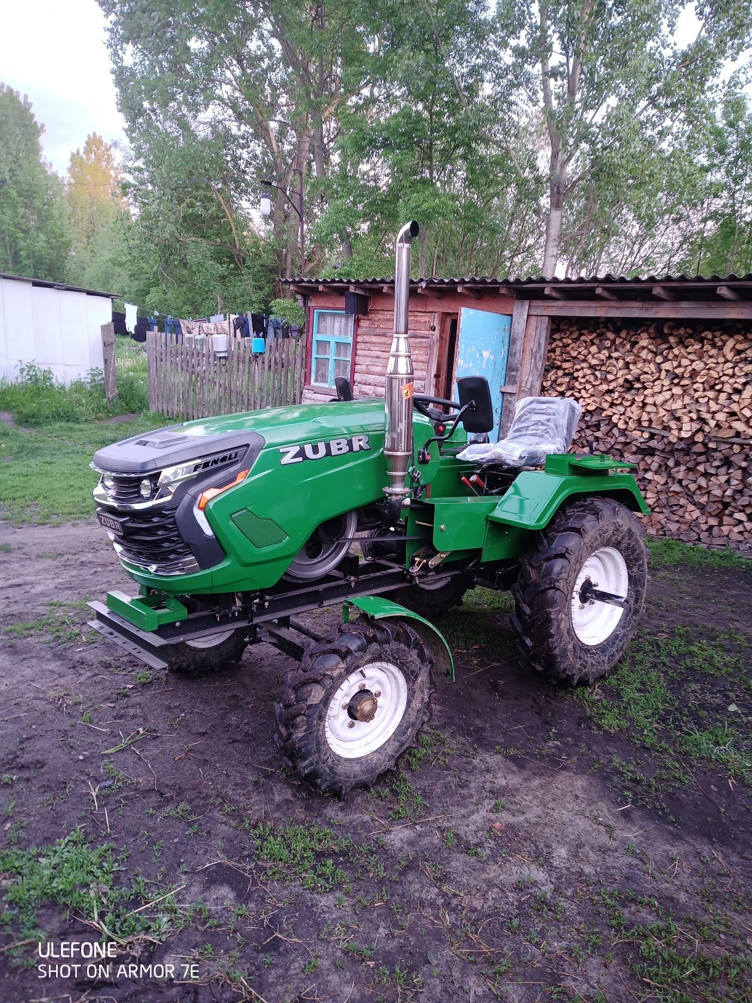 Міні-трактор зубр т-25,з навісним обладнанням