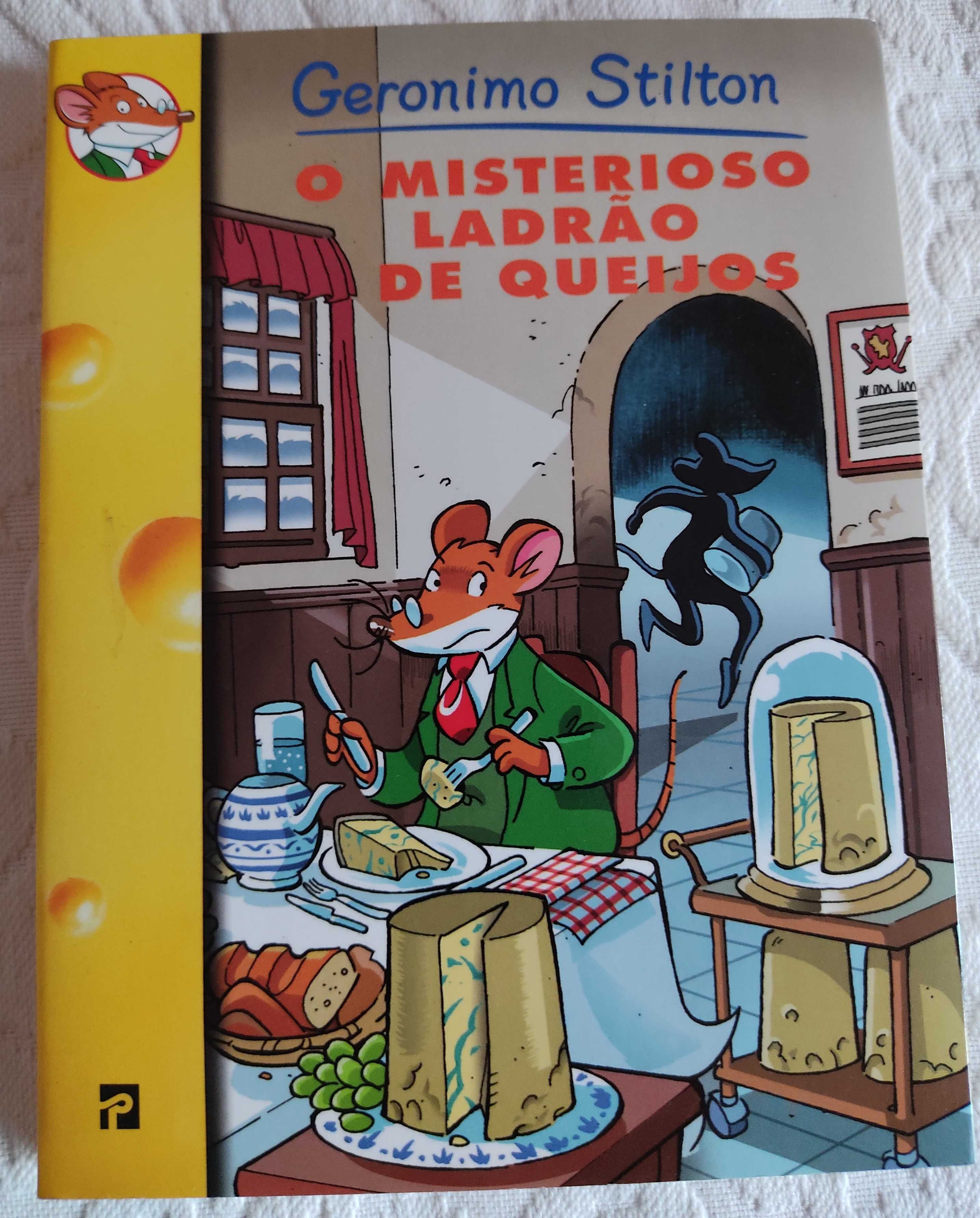 Livro - O Misterioso Ladrão de Queijos, de Geronimo Stilton