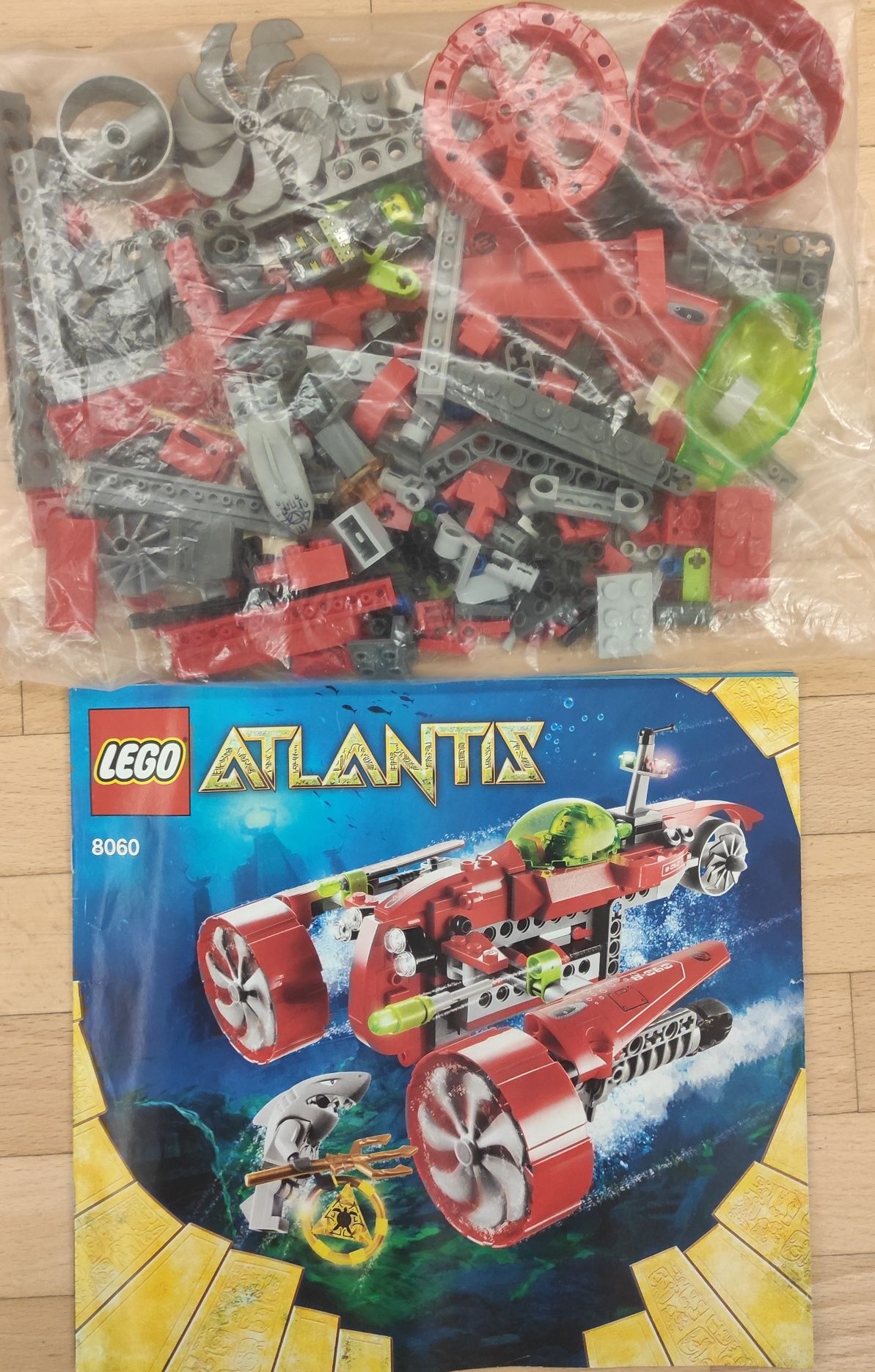 LEGO Atlantis 8060 Łódź podwodna Tajfun