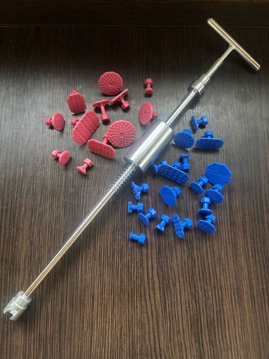 Набір обратной молоток для видалення вмятин+грибки 30шт,пдр інструмент