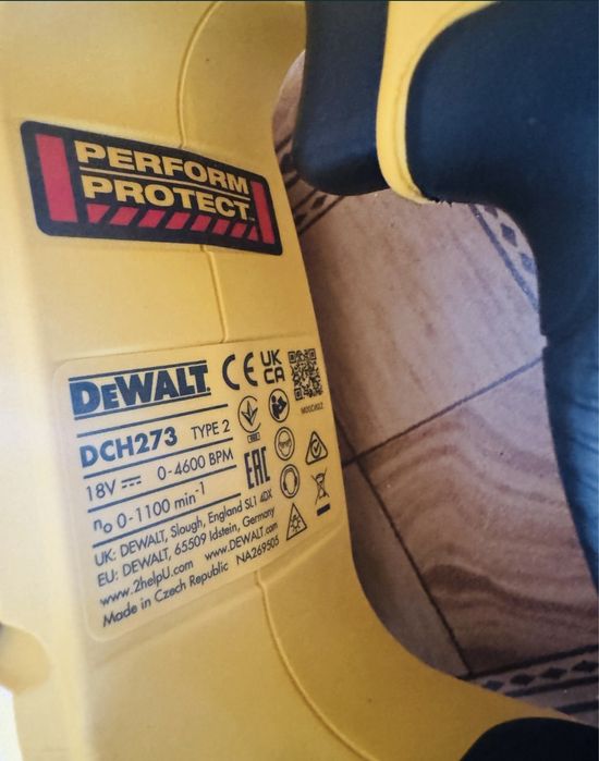 Nowa młotowiertarka SDS DeWalt DCH273N pełna gwarancja