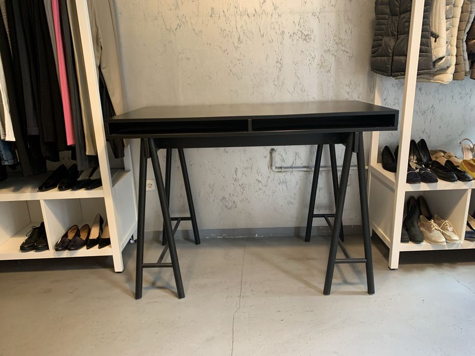 Ikea biurko czarne