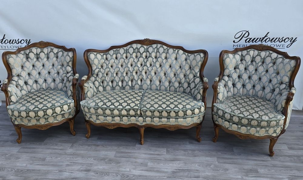 Wypoczynek stylowy Chippendale Warrings  Sofa Fotel