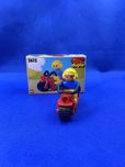 Lego 2612 Duplo Motocykl z kierowcą 1989r.