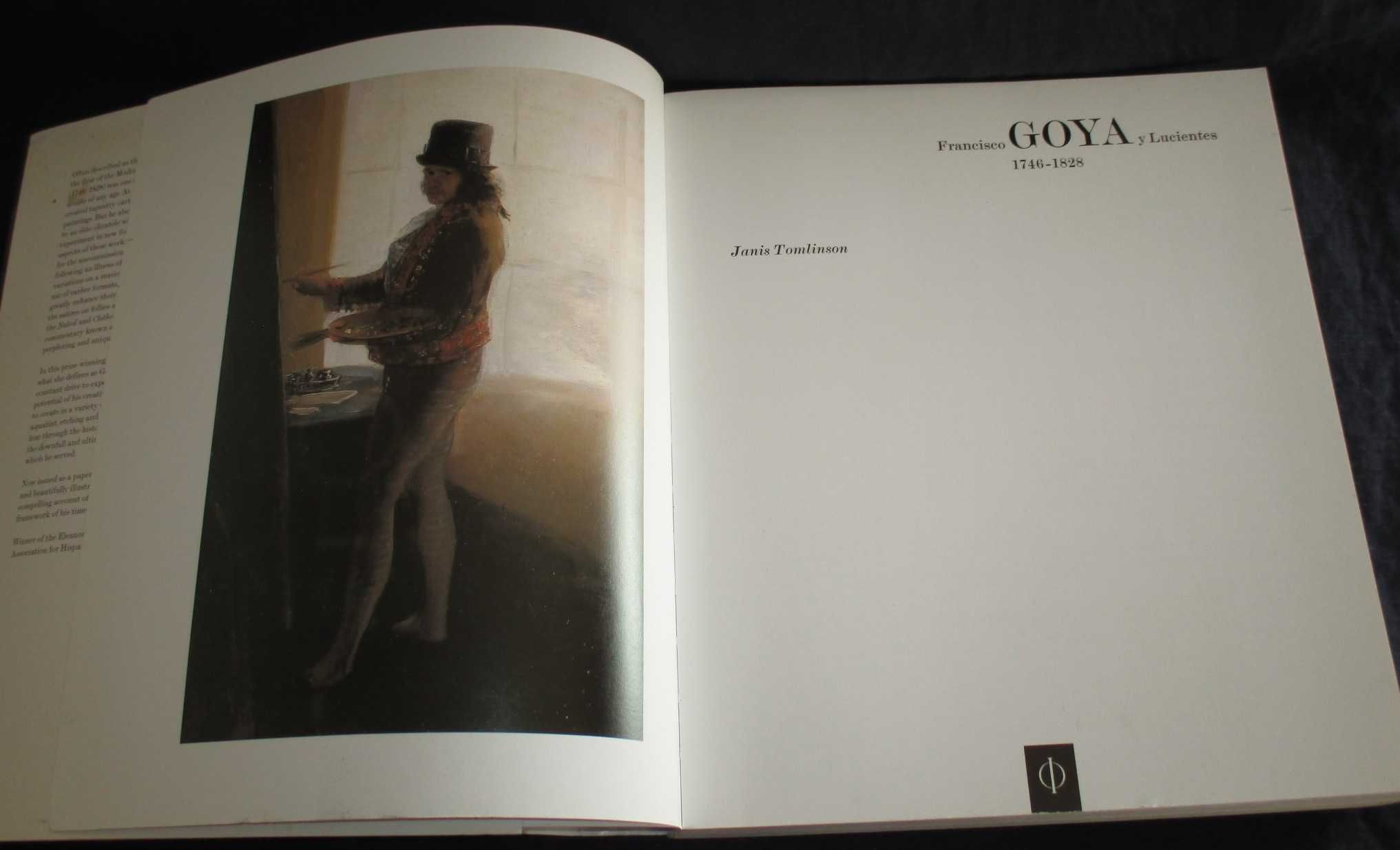 Livro Francisco Goya y Lucientes 1746 a 1828 Janis Tomlinson