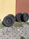 Komplet kół 15&quot; 5x112 stalowe z oponami VW Skoda Audi Seat