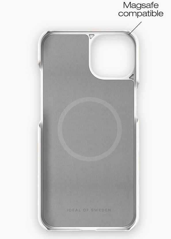 iDeal of Sweden etui do iPhone 14 Plus perłowy marmur magsafe kobiece