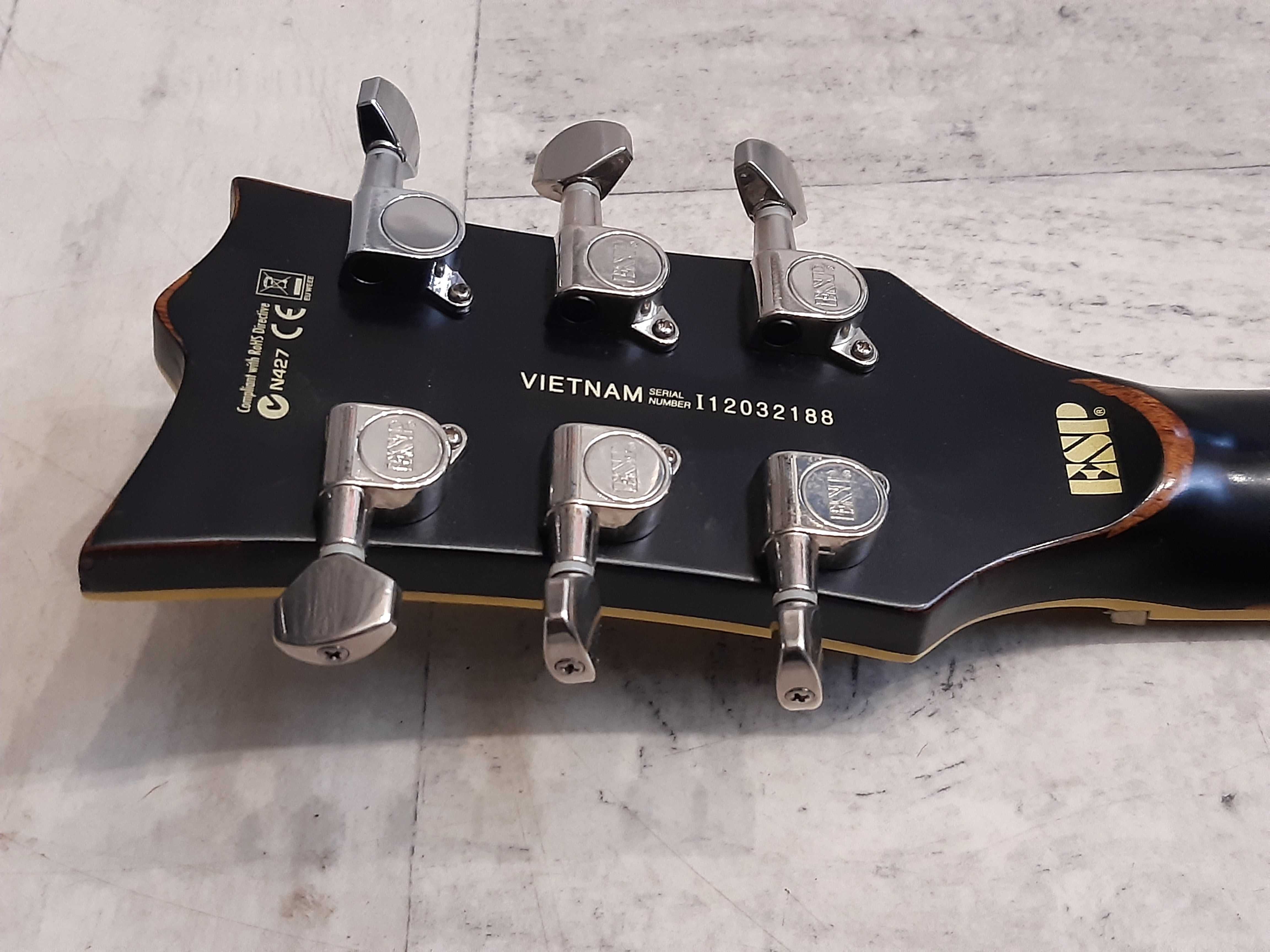 Super Gitara Les Paul-ESP LTD EC-256-Black Relic -wysyłka Free-zamiana