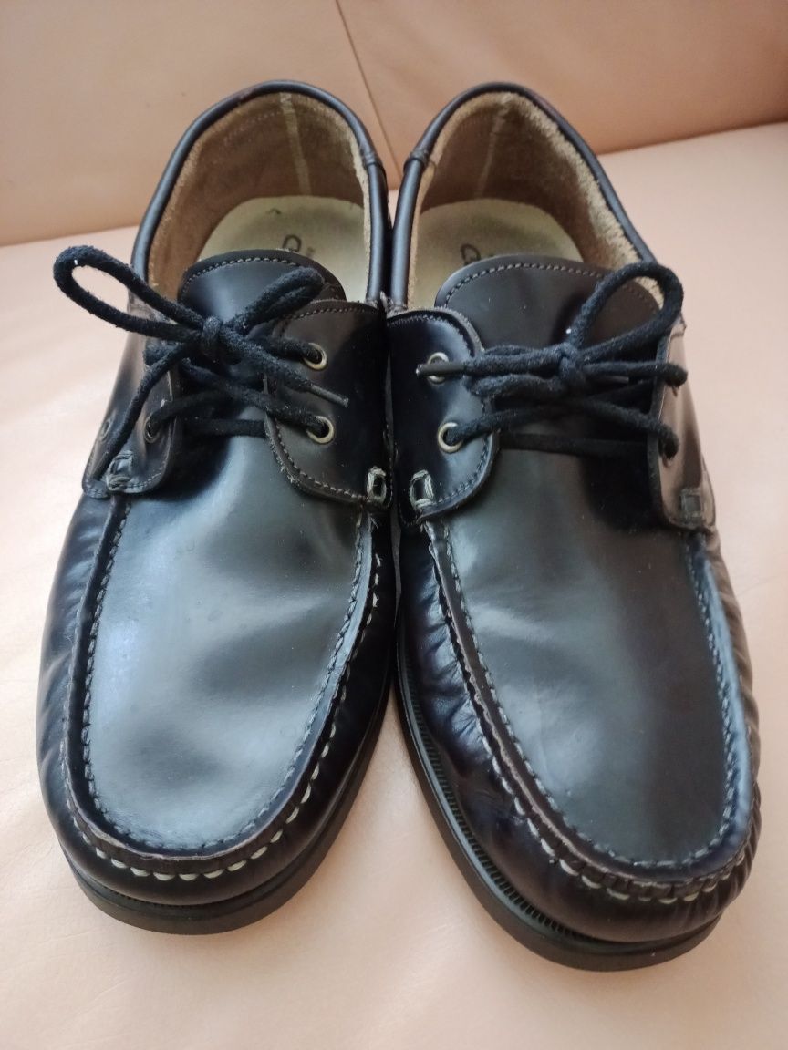 Buty mokasyny lofery skórzane męskie rozmiar 45/29