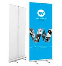 Roll up 80x 200 cm, aluminium nova com caixa