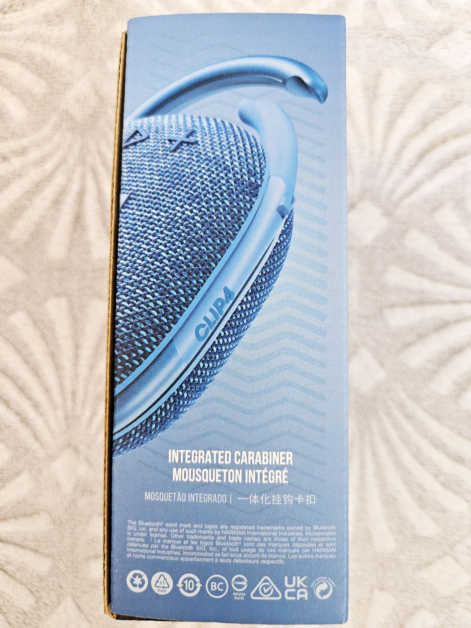 Nowy bezprzewodowy głośnik bluetooth JBL CLIP4 niebieski
