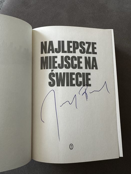 Książka „Najlepsze miejsce na świecie”, Jacek Bartosiak, z AUTOGRAFEM