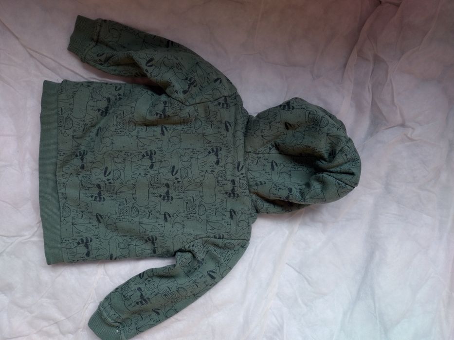 Bluza kurtka na misiu chłopiec rozmiar 86