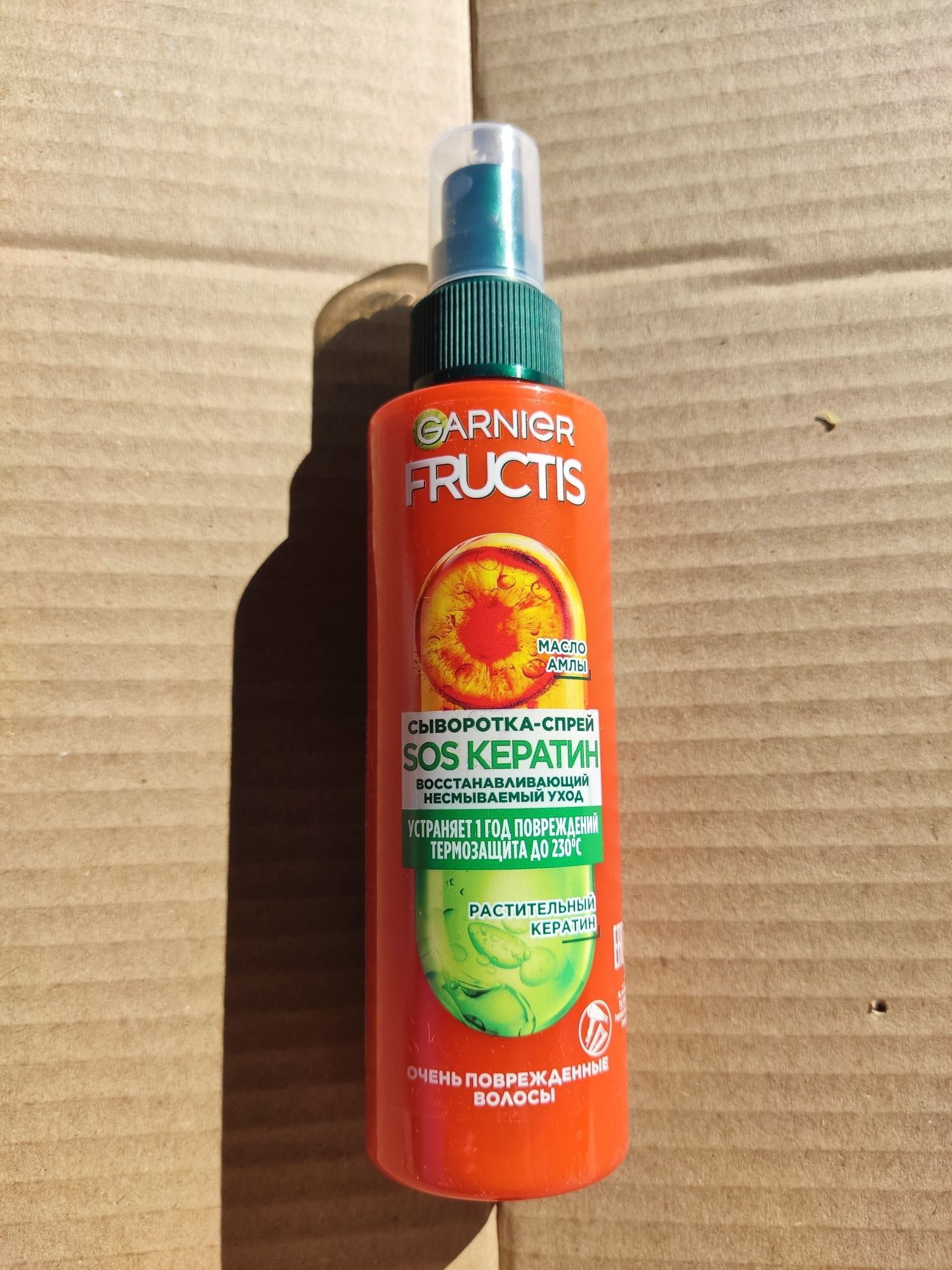 Garnier Fructis Sos Keratin Spray Serum Odbudowujące Serum Bez Spłukiw