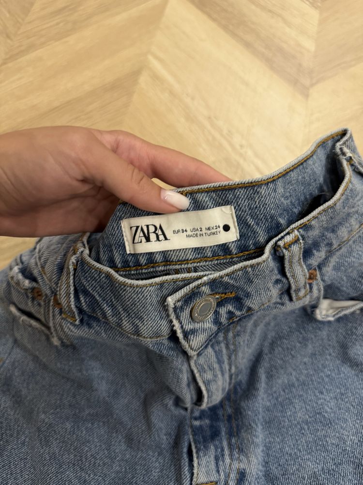 Бермуды джинсовые  zara