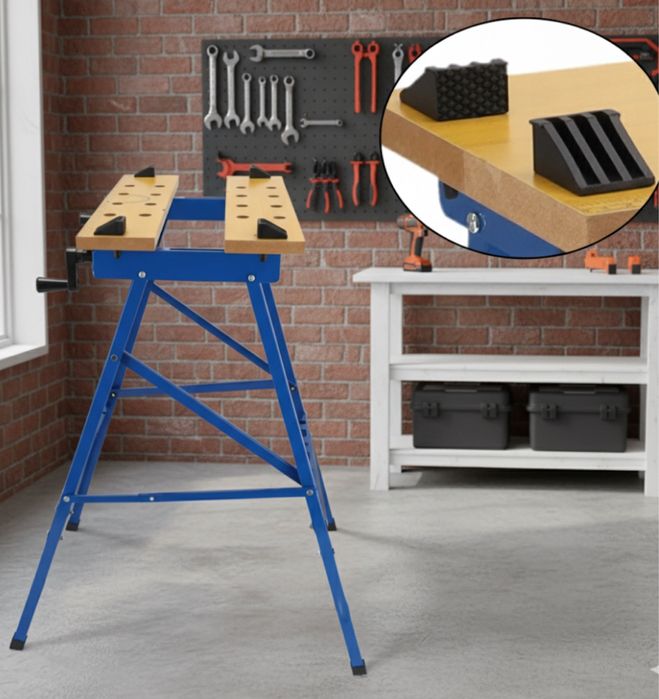 Stół warsztatowy Dedra składany roboczy kobyłka 100 kg regulowany