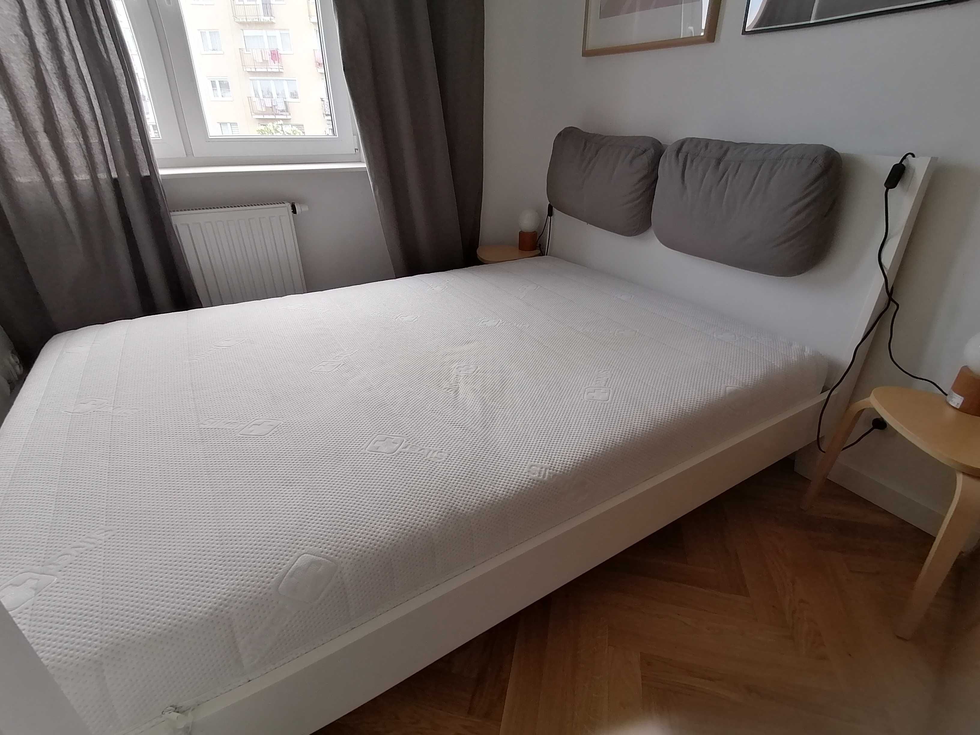 Łóżko ikea Nordli 140x200 białe